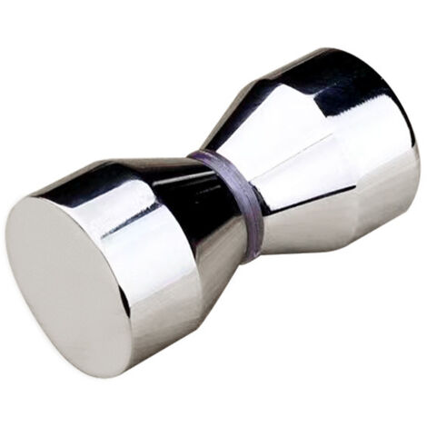 SHINING HOUSE Manijas para puertas de ducha, perilla redonda para puerta de ducha, manija corrediza para puerta de ducha, perilla para puerta de ducha, adecuada para baño, cocina (60 x 30 mm)