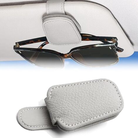 SHINING HOUSE Marcos para gafas de coche, marcos para gafas de coche en general, accesorios para el interior del coche, marcos para gafas de coche, marcos para gafas de cuero, clips para marcos de gaf