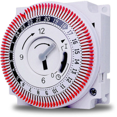 SHINING HOUSE Mechanischer Timer, 250 V, Timer-Erinnerung, 15 Minuten, 24 Stunden, Küchen-Countdown, Energiespar-Controller, industrieller Timer-Schalter,