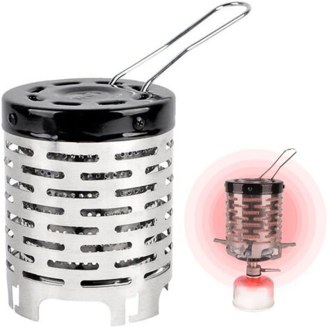 SHINING HOUSE Mini Camping Gas Heater Outdoor Camping Heating Stove Mini Portable,Camping Heater,Tent Heater Stainless Steel Cover