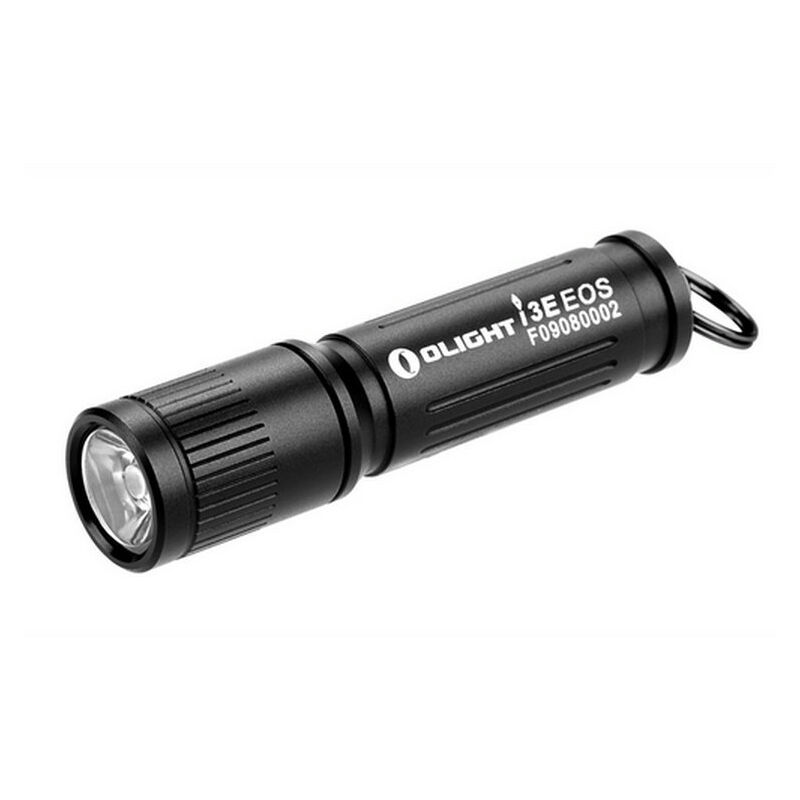 Shining House - Mini Keychain Flashlight 90 Lumens Black, Small Flashlight With aaa Battery for