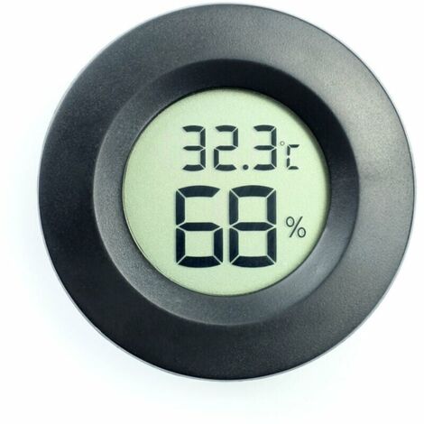 SHINING HOUSE Mini-LCD-Digital-Thermometer-Hygrometer, Temperatur- und Luftfeuchtigkeit, tragbares Thermometer, Temperatur-Hygrometer-Anzeige, geeignet für Büro, Küche, Zigarrenschachtel, Reptilien-In