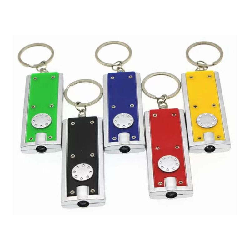 Shining House - Mini led Keychain Keyring Torch Tiny Dog Collar Light in Assorted Colors