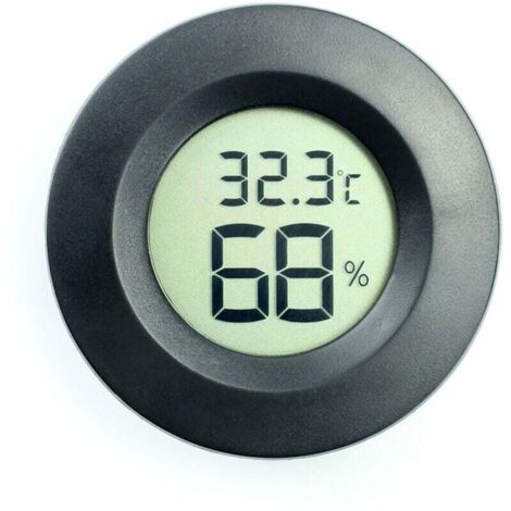SHINING HOUSE Mini termómetro digital LCD higrómetro medidor de temperatura y humedad, termómetro portátil, indicador de temperatura e higrómetro adecuado para oficina, cocina, caja de puros, incubado