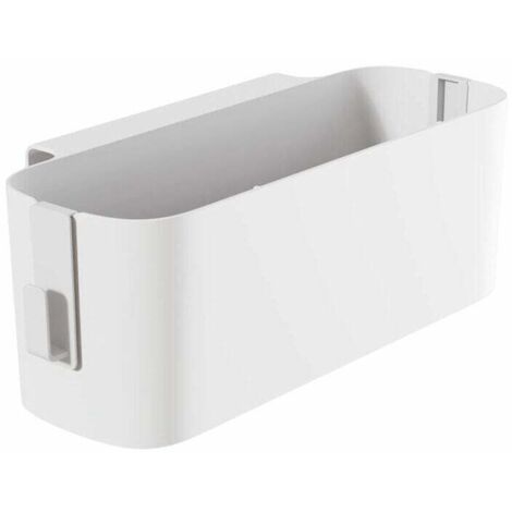 SHINING HOUSE Organizador de estantes de almacenamiento para colgar junto a la cama, cesta organizadora de cama con 2 ganchos, soporte para estantes de cama de bebé, suministros para dormitorio, color