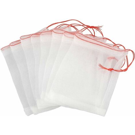 SHINING HOUSE Packung mit 50 Insektenschutznetzen 10 x 15 cm zum Schutz von Pflanzen, Früchten, Blumen