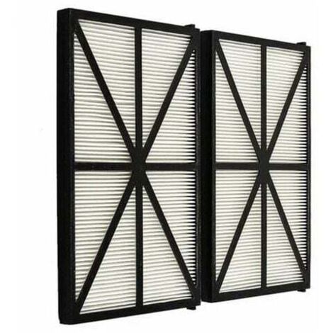 SHINING HOUSE Paquete de 2 paneles de filtro para robot Tiger Shark - RCX70101PAK2 - Negro