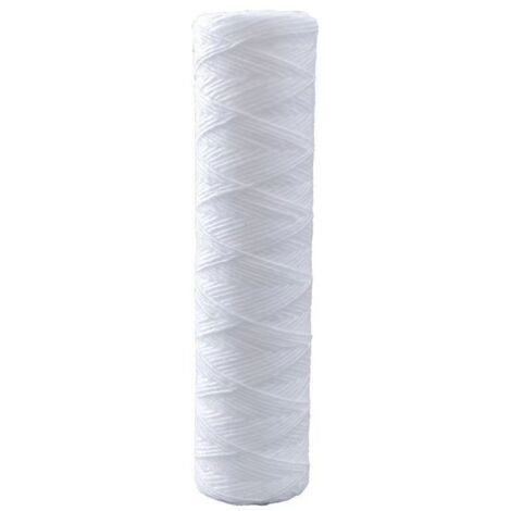 SHINING HOUSE Paquete de 5 cartuchos de filtro de agua de 10" de micrones para sedimentos y filtración de sedimentos universal Reemplazo universal  Polipropileno  Ósmosis inversa  Prefiltro