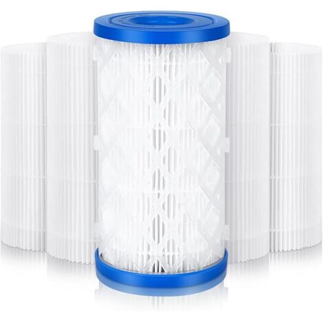 SHINING HOUSE Paquete de 5 cartuchos de filtro para piscina, filtro de spa, para bomba de filtración Intex Bestway, accesorios tipo A y C