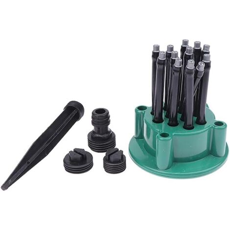 SHINING HOUSE Pc Automatische Gartenbewässerung Rasensprinkler 360-Grad-Drehung Graspflanzen Bewässerungssystem mit Düse für Hausgarten Garten, 9  10 cm