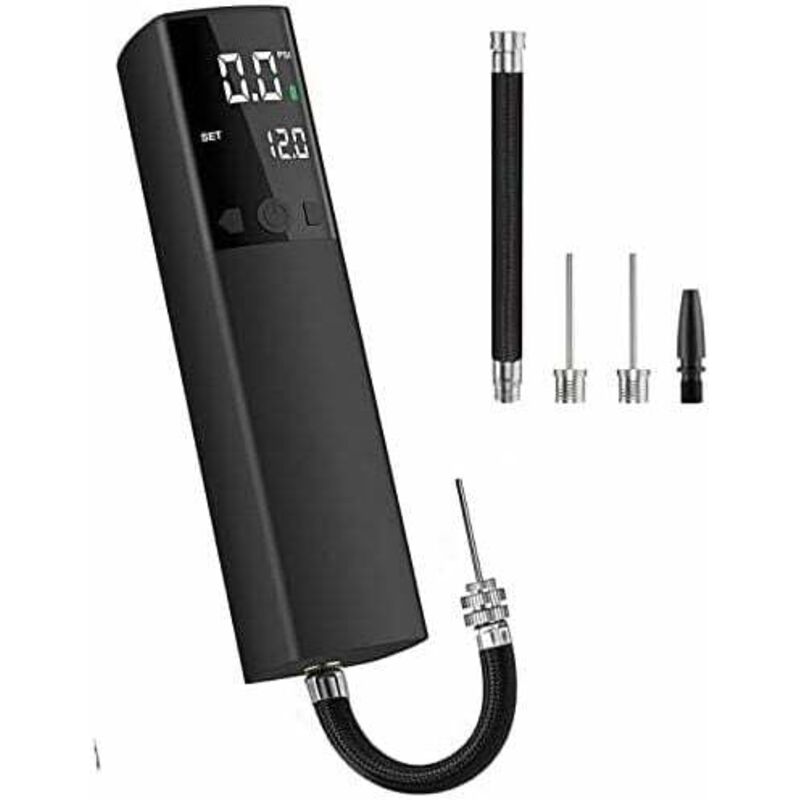 Shining House - Pompe à ballon électrique Pompe à air intelligente Gonflage rapide portable avec manomètre précis et écran lcd numérique pour