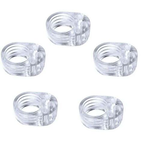 SHINING HOUSE Protector de manija de puerta, transparente, doble protector de manija de puerta y protector de pared para manija de ventana para proteger contra marcas (5 piezas)