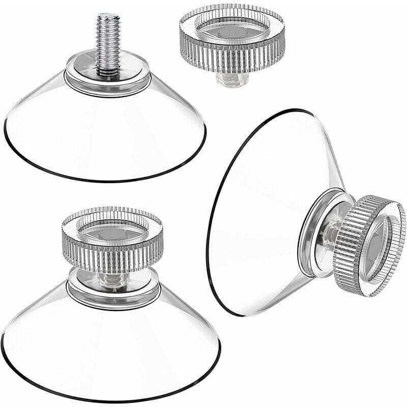 Image of Shining House - Set mit 20 Saugnäpfen ø 40 mm M4 - Mit Rändelmutter
