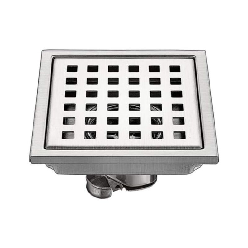 Shining House - Siphon de sol extérieur 1 pièce siphon de sol en acier inoxydable 1515 cm filtre carré désodorisation anti-reflux fuite 15 cm
