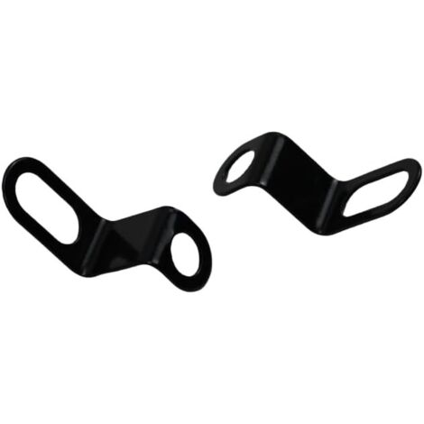 SHINING HOUSE Soporte de montaje de choque para indicador de señal de giro trasero de motocicleta negro Soporte de señal de giro trasero para Harley Soporte fijo de señal de giro de motocicleta Montaj