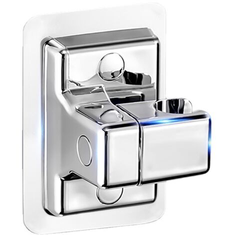 SHINING HOUSE Soporte para cabezal de ducha giratorio de 360° - Sin perforaciones - Soporte de ducha universal para ducha de mano o cabezal de ducha