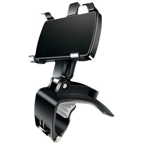 SHINING HOUSE Soporte para teléfono de coche con rotación de 360 grados, soporte para salpicadero de coche para GPS y teléfonos inteligentes de 3 a 7 pulgadas