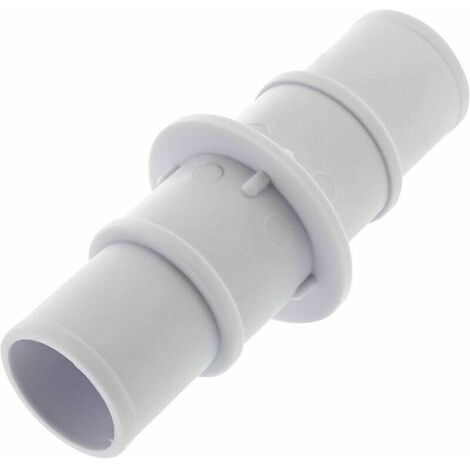 SHINING HOUSE Stück gerader Schwimmbad-Sauganschluss, kompatibel mit 1-1/4 Zoll und 1-1/2 Zoll, 12 x 3,8 cm, weiß