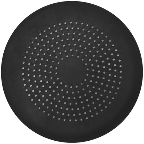 SHINING HOUSE Stück Silikon-Abflussschutz, Waschbecken-Abfluss mit Saugnapf, Bad-/Duschhaar-Abflussfilter, für Küche, Bad, Waschküche (schwarz, 15 cm)