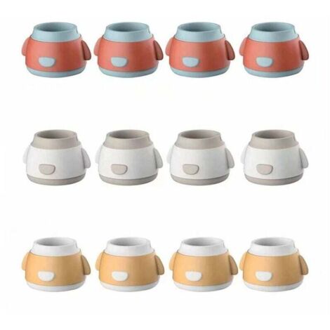 SHINING HOUSE Tapas protectoras para patas de sillas, cubiertas para patas de mesa redondas antiarañazos, protector de silicona para muebles, patas de copa para muebles para pisos de madera