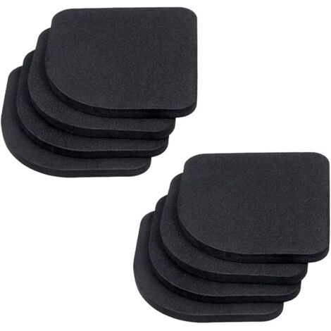SHINING HOUSE Teile Anti-Vibrations-Pads für Waschmaschine, Anti-Lärm-Pads, Anti-Vibrations-Pads, Anti-Vibrations-Pads für Kühlschrank, Trockner, Möbel, Waschmaschinen-Pads (Größe: 7,5 x 7,5 x 0,6 cm)
