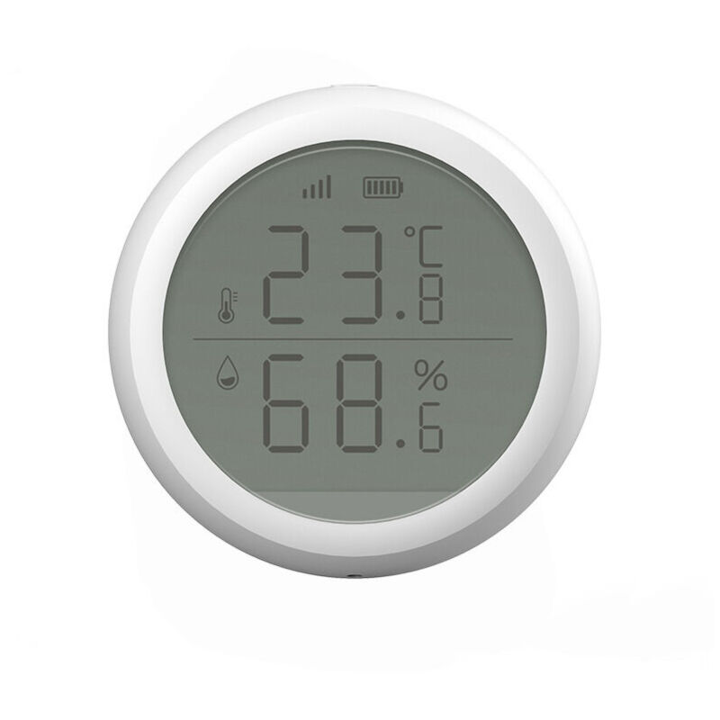 Thermomètre Interieur et Exterieur sans fil 2 en 1 Horloge Thermomètre lcd ℃ / ℉ Thermomètre Intérieur / Extérieur Numérique Horloge Mesure de