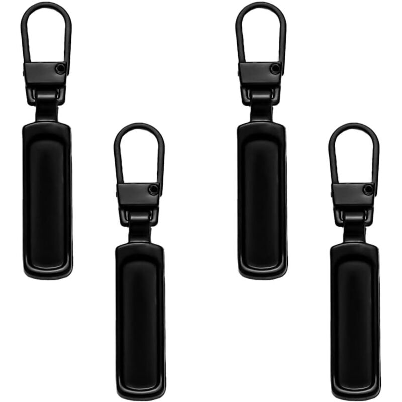 Tirette Fermeture Eclair, 10 Pcs Tirettes de Réparation Fermeture Eclair, Métal Zipper Pull, Zipper Pull amovible, Tirette Fermeture Eclair