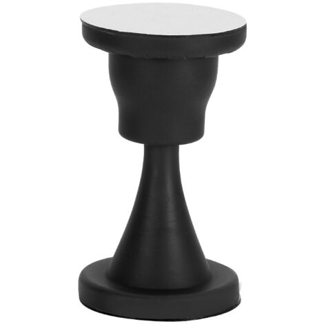 SHINING HOUSE Tope de puerta de silicona con cuña de goma sin perforaciones, tope de puerta adhesivo, amortiguador anticolisión, tope de puerta, tope de piso, parachoques de puerta, 2 piezas