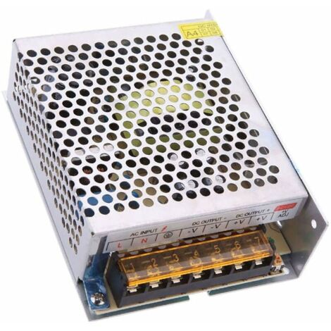 SHINING HOUSE Transformador de voltaje de fuente de alimentación, CA 110 V/220 V a CC 12 V 10 A, 120 W