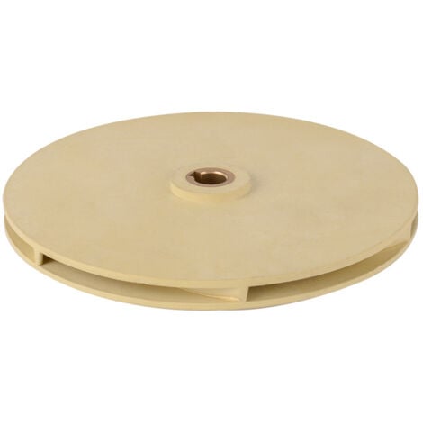 SHINING HOUSE Turbine de pompe à eau en plastique PPO auto-amorçante centrifuge en acier inoxydable - Pièces de réparation mécaniques (130 x 12 mm)