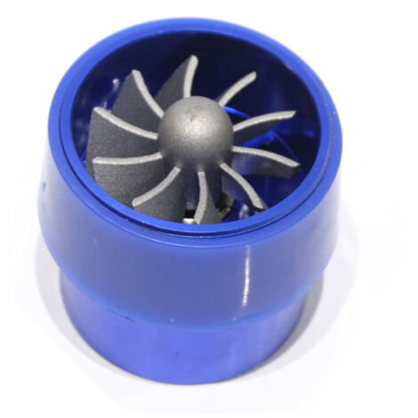 SHINING HOUSE Turbocompresores de admisión de aire Turbonador de admisión de aire para automóvil de 55 mm Turbina de ventilador único