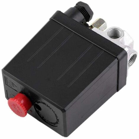 SHINING HOUSE Válvula reguladora de presión para compresor de aire de servicio pesado de 90 psi a 120 psi
