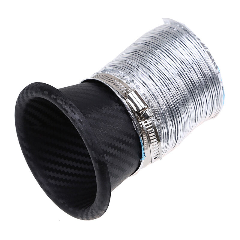 Shining House - Voiture Tuyau D'admission Kit Universel Tuyaux D'admission D'air Turbo 1 Pièce Pour Pare-choc Avant Voiture Entonnoir D'air Kit