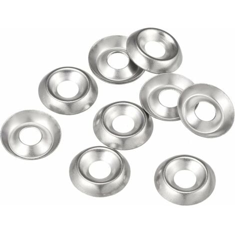 SHINING HOUSE Washer Cup Washer Countersunk 8 304 Stainless Steel for Screw Bolt 100pcs