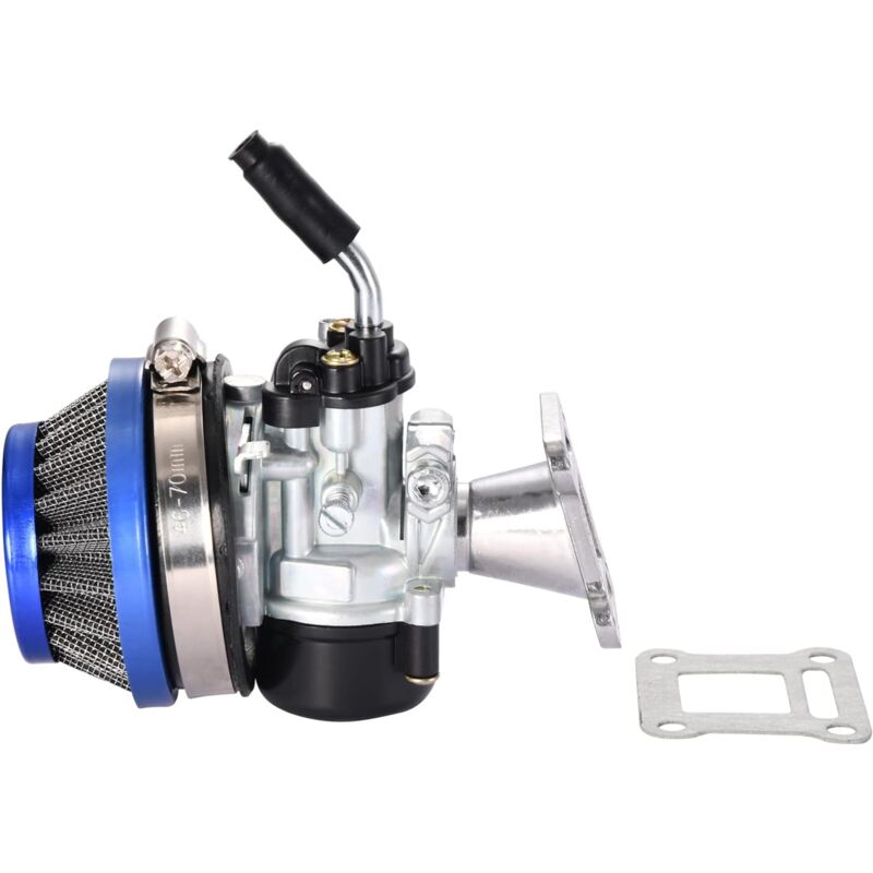 Shining House - 19mm Carburateur avec Joint de Filtre à Air Assemblée Remplacement pour Mini Pocket Bike 2 Temps 47cc 49cc atv Quad Chopper Bleu