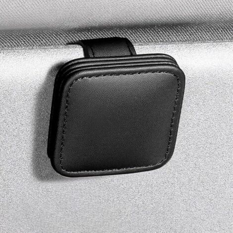 SHINING HOUSEMontures de lunettes de voiture à vendre, adaptées pour Toyota CHR Corolla Corolla Ralink Camry cadre solaire clip lunettes rangement pare-soleil accessoires intérieurs (noir 6,36,3 cm)