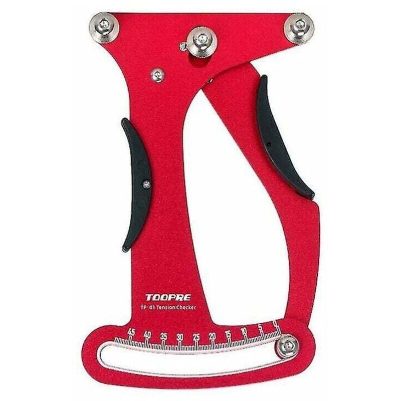 Shining House - Indicateur de vélo de route en alliage d'aluminium mètre tensiomètre outil de réparation de roue de Tension de rayon de vélo