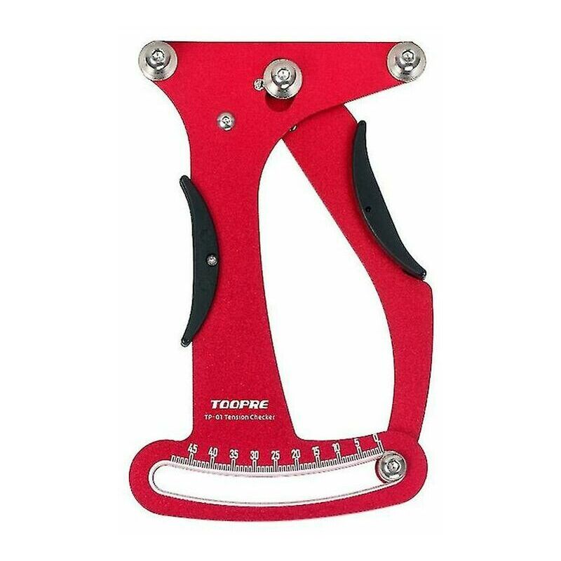 Shining House - Indicateur de vélo de route en alliage d'aluminium mètre tensiomètre outil de réparation de roue de Tension de rayon de vélo