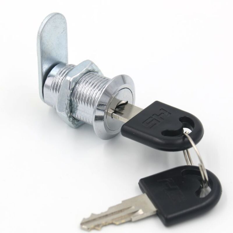 Lot de 8 Serrure Boite aux Lettres Normalisée 25MM, Verrou de Porte pour Armoire avec 16 Clés