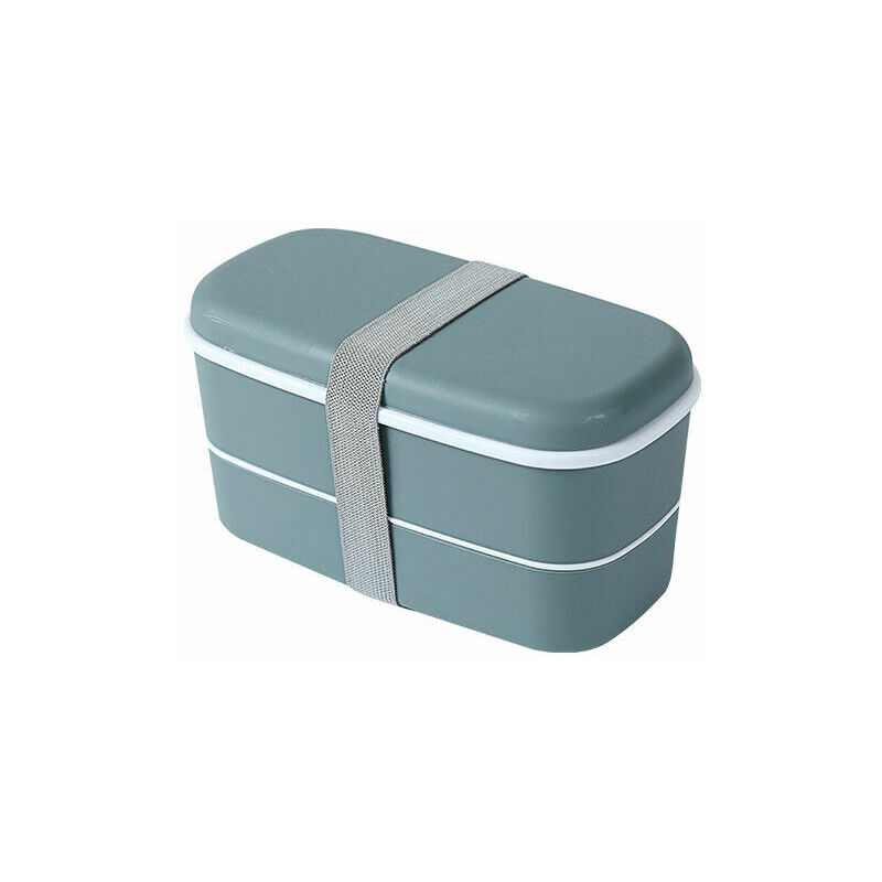 Shining House - Lunch Box Grande Capacité Pour Adultes - Bento - Etanche Sans bpa - Boite Repas Compartiment Double avec Couverts & Séparateurs