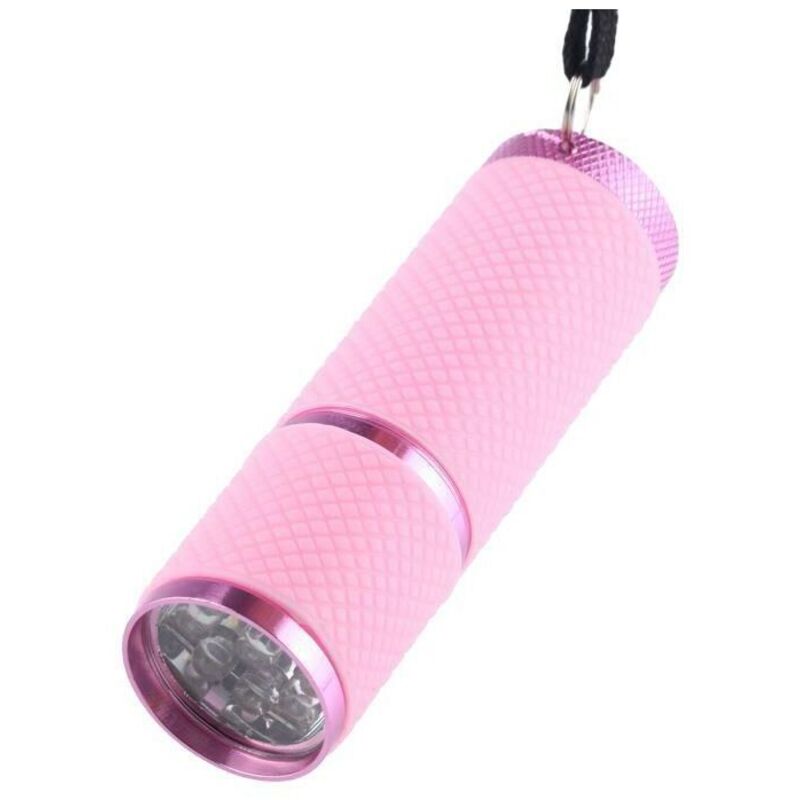 Mini Lampe de Poche,Petite lampe de poche étanche avec lanyard,Mini Lampe Torche portable (rose)