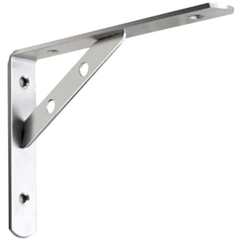 Shining House - Supports D'Étagère Flottant, Equerre Etagere Murale Triangulaires De 90 Degrés En Acier Inoxydable,, 2 Pcs 15cm