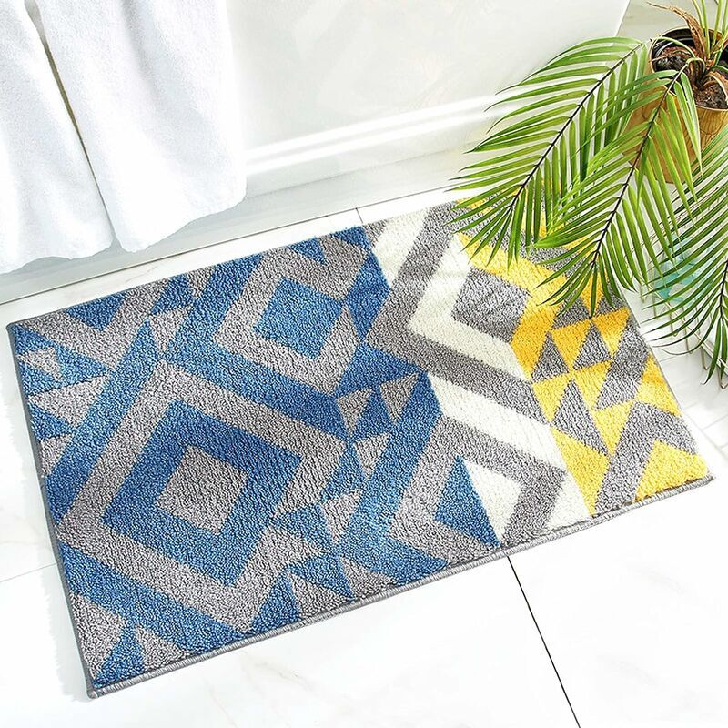 Shining House - Tapis De Bain Antidérapant, Paillasson d'intérieur, Tapis de Porte Antidérapant,Absorbant et Résistant, (40 x 60CM), Lavable en