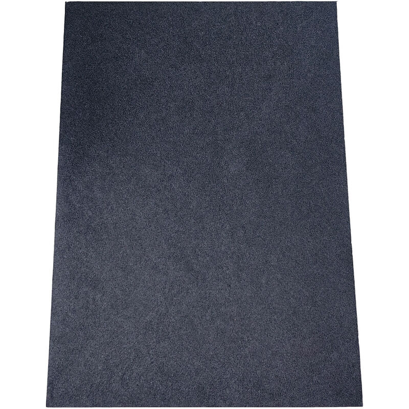 Tapis de cheminée ignifuge, tapis de feu antidérapant, tapis ignifuge 100150cm - grey