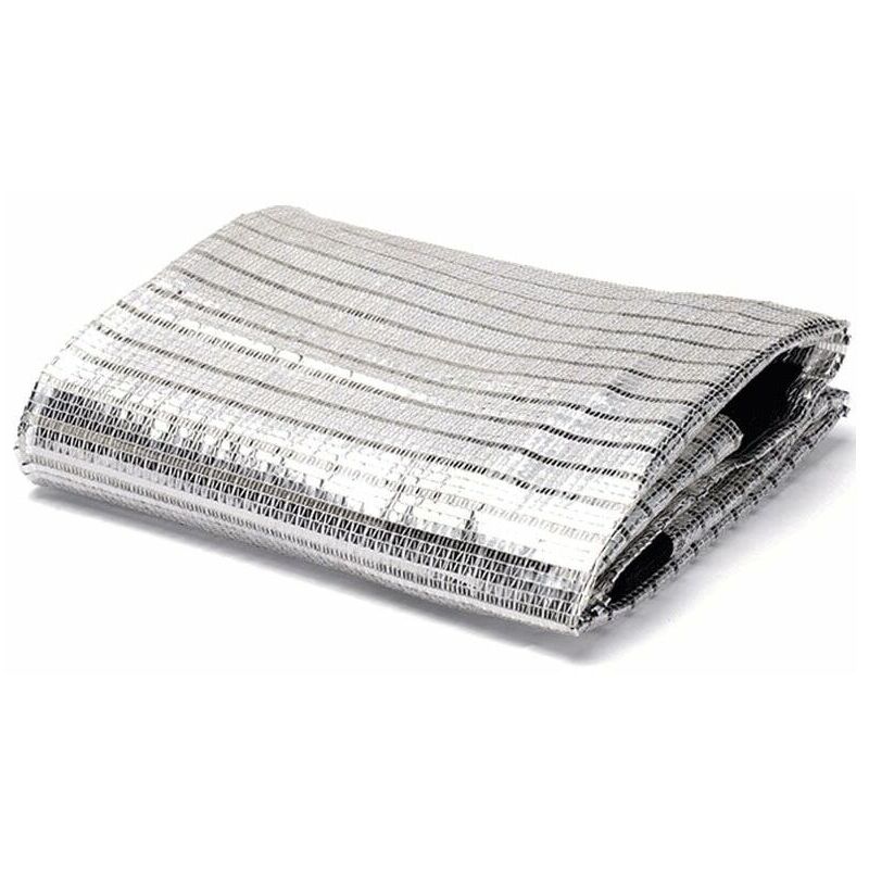 Tissu de Bloc UV perméable Filet de Protection Solaire extérieur Durable Filet de Papier d'aluminium réfléchissant 75% taux d'ombrage Balcon