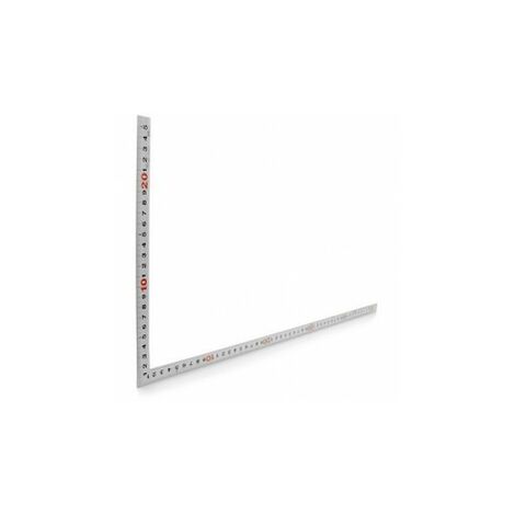 Shinwa: Equerre de charpentier inox 500 x 250 mm ep : 2 mm