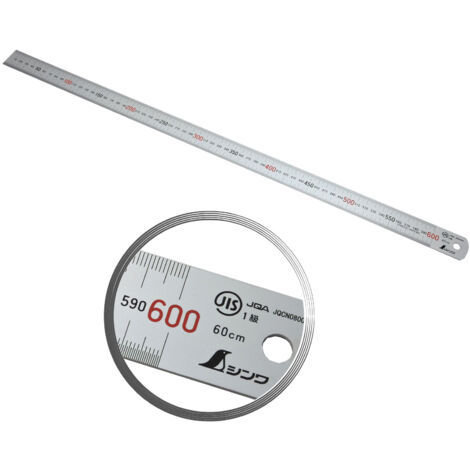 Shinwa Règle 60 cm - avec graduation fine de 0,5mm, 13021