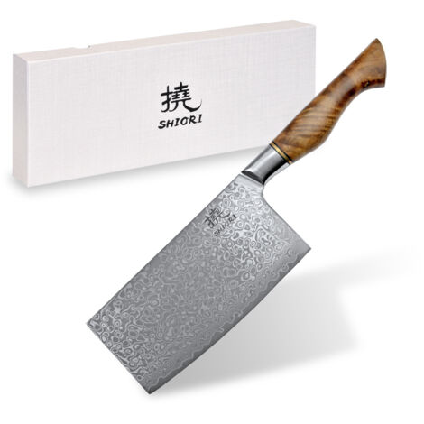 Shiori 撓 Haku de Jakub Suchta - cuchillo de carnicero y verduras