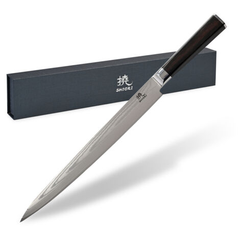 Shiori 撓 Sashimi Nagai - cuchillo para sushi profesional 30,40 cm