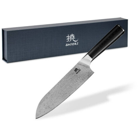 Shiori 撓 Yasashi-sa Santoku - un couteau de chef universel et polyvalent